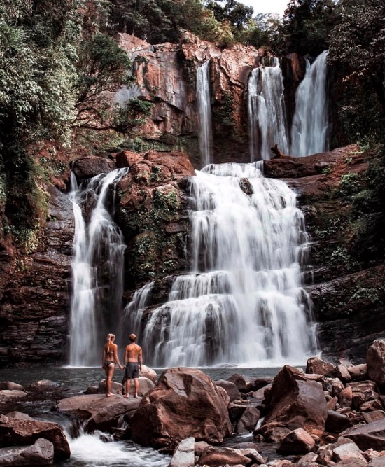 Nauyaca Waterfall via@tropical.addicts