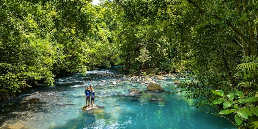 Rio Celeste Hideaway river