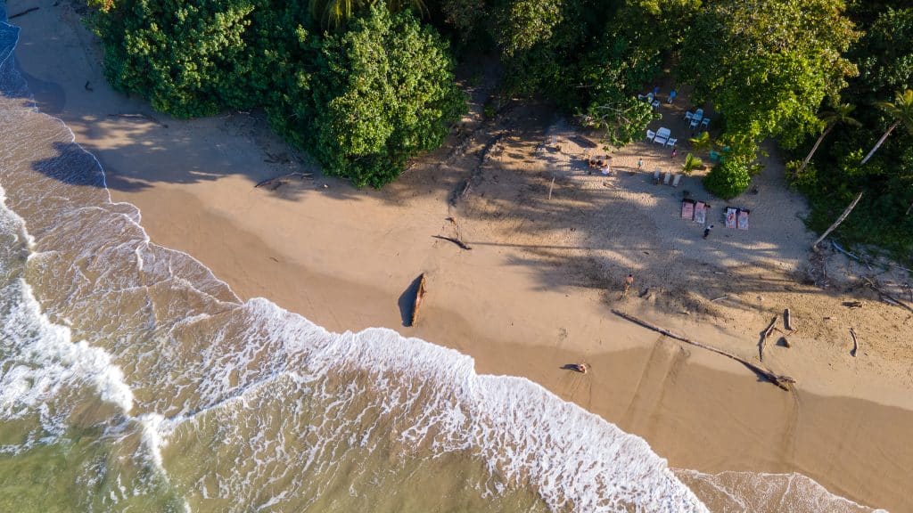 Beach at Aguas Claras in Puerto Viejo