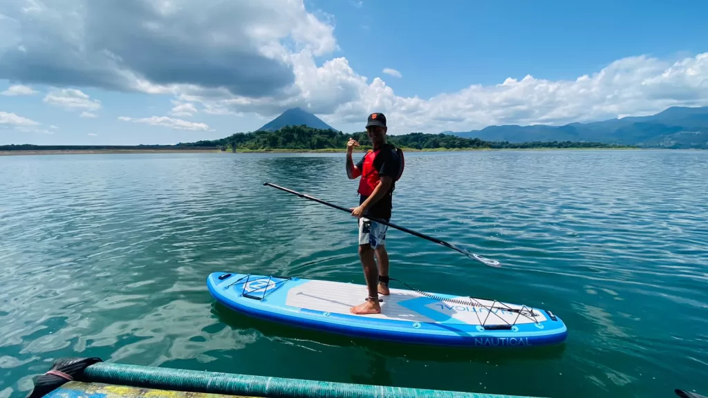 Paddle Boarding Lake Arenal