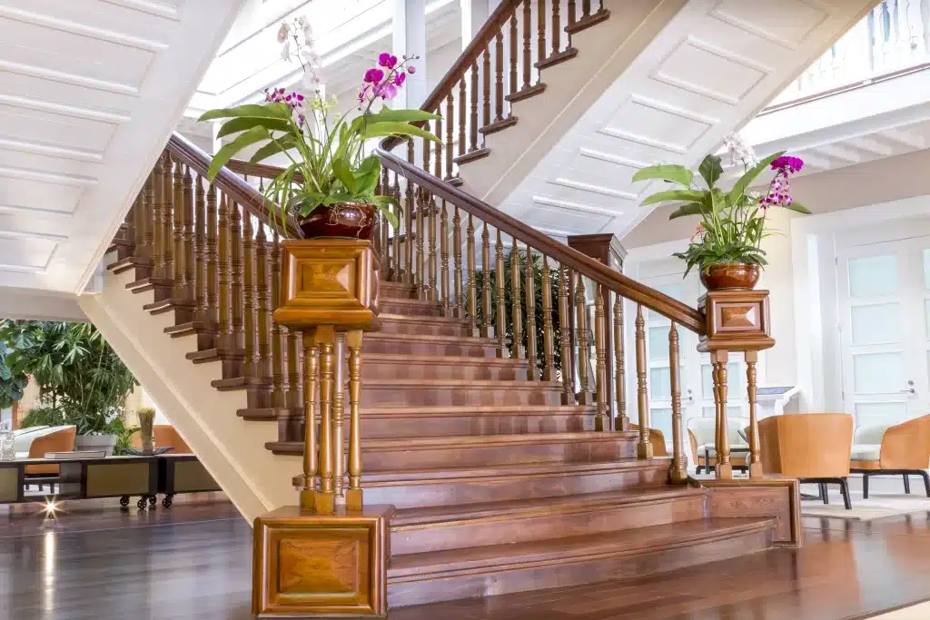 Main Stairs in Lobby of Central Hotel Panama